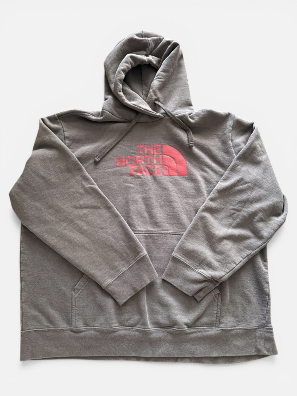 Men’s Gray North Face Hoodie, XXL